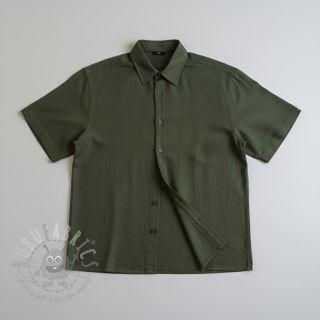 Viskoza z lanom PREMIUM army