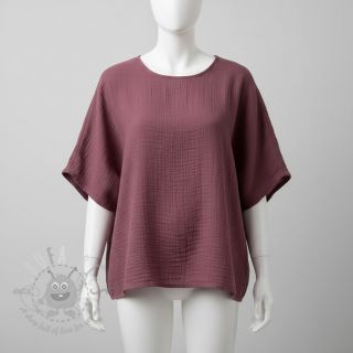 Viskoza z lanom CRINCLE mulberry