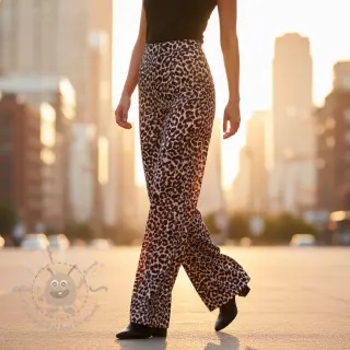 Viskoza SATIN Animal skin digital print