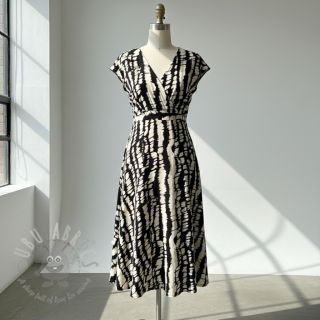 Viskoza RADIANCE Imagine black digital print