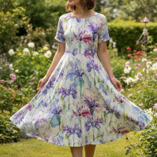 Viskoza RADIANCE Flower Tara digital print