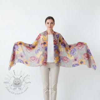 Viskoza RADIANCE Flower Elia digital print