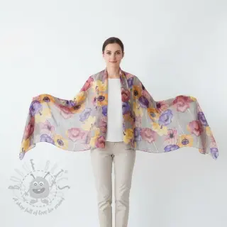 Viskoza RADIANCE Flower Elia digital print