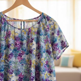 Viskoza RADIANCE Flower Horas digital print