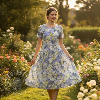 Viskoza RADIANCE Flower Ciri digital print