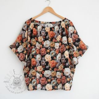 Viskoza RAYON POPLIN Knitted design F digital print