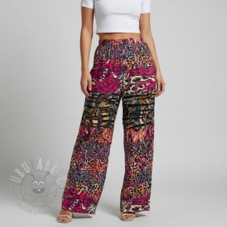 Viskoza Dimulti red digital print