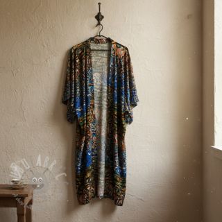 Viskoza Dimulti temno modra digital print