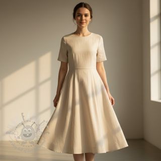 Lan bombaž Fishbone natural