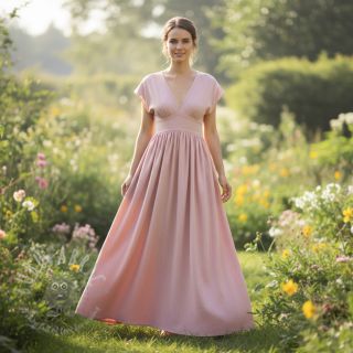 Lan bombaž Fishbone pink