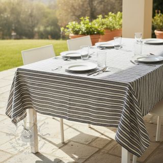 Lan s pamukom Lira big stripe black