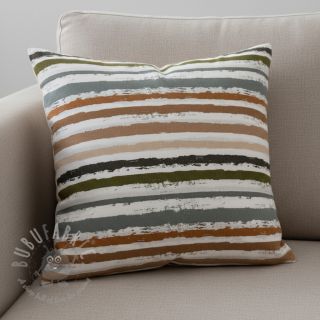 Pamučna tkanina Big stripes Snoozy old green