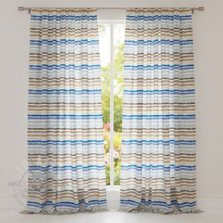 Pamučna tkanina Big stripes Snoozy old blue