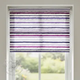 Pamučna tkanina Big stripes Snoozy violet