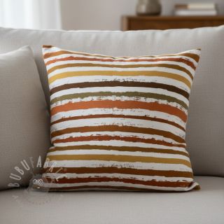 Pamučna tkanina Big stripes Snoozy brick