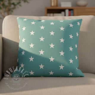 Bombažna tkanina Stars fresh sage