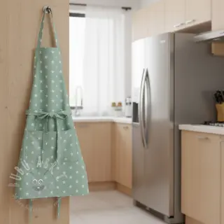 Bombažna tkanina Stars mint