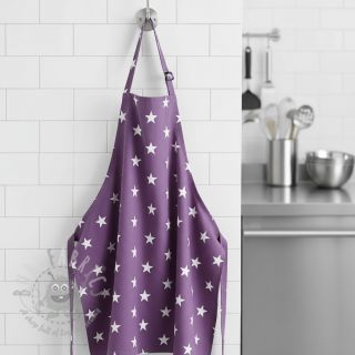 Bombažna tkanina Stars purple
