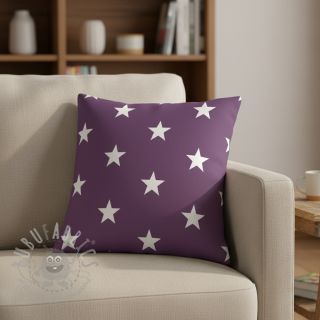 Bombažna tkanina Stars purple