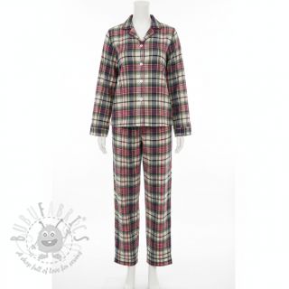 Bombažna tkanina YARN DYED CHECK BRUSHED pickle