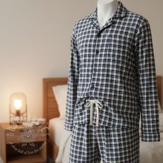 Bombažna tkanina YARN DYED CHECK BRUSHED Silva design B