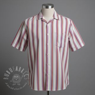 Bombažna tkanina YARN DYED Line multi