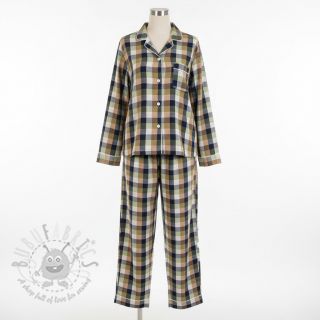 Bombažna tkanina YARN DYED Square pickle