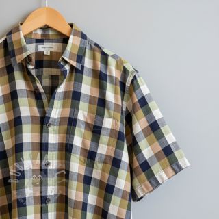 Bombažna tkanina YARN DYED Square pickle