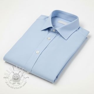 Bombažna tkanina poplin baby light blue