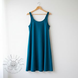 Bombažna tkanina popelin ocean blue