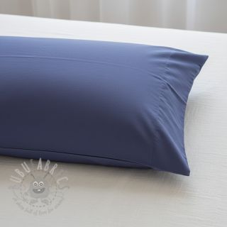 Bombažna tkanina poplin dark blue lavender