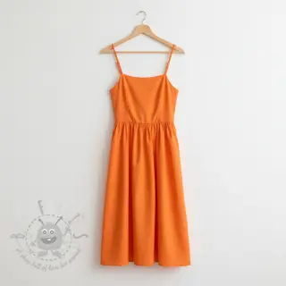 Bombažna tkanina popelin tangerine