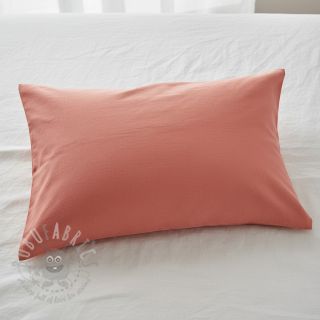 Bombažna tkanina poplin dark coral