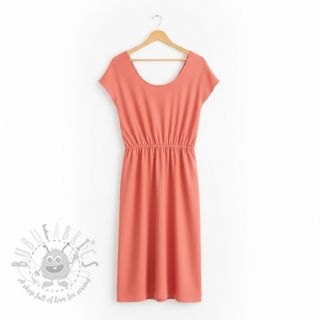 Bombažna tkanina poplin dark coral