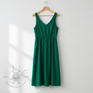 Bombažna tkanina poplin dark emerald
