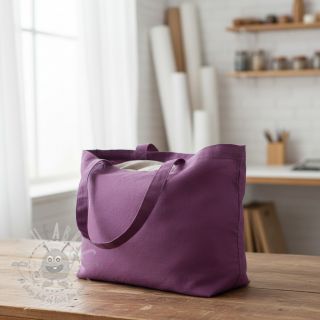 Bombažni poplin aubergine