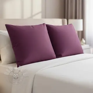 Bombažni poplin aubergine