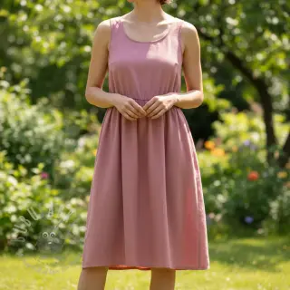 Bombažna tkanina poplin blush