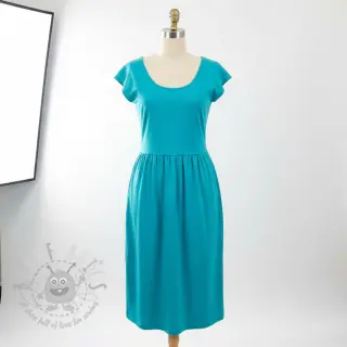 Bombažna tkanina poplin light turquoise