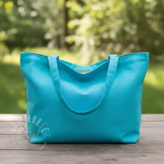 Bombažna tkanina poplin light turquoise