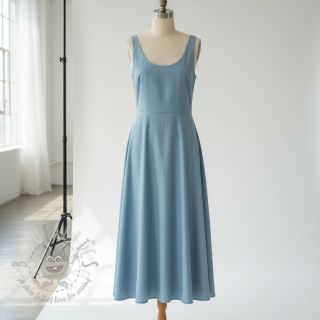 Bombažni poplin light indigo