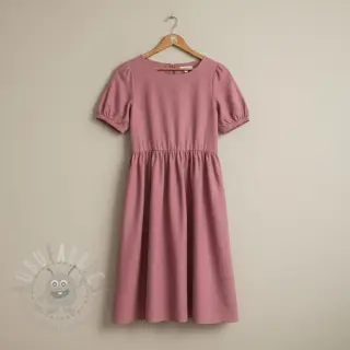 Bombažni poplin mauve