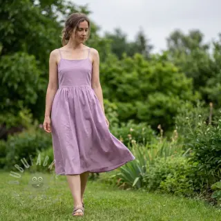 Bombažni popelin lilac