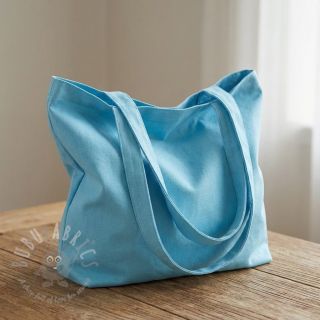 Bombažni popelin sky blue