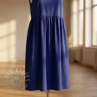 Bombažni popelin dark cobalt