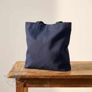 Bombažni popelin navy