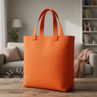 Bombažni popelin flame orange