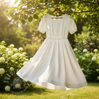 Bombažni popelin optical white