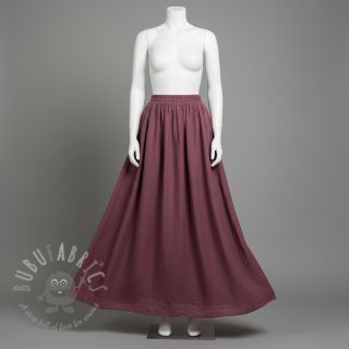 Bombažna tkanina SLUB WASHED mauve