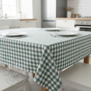 Bombažna tkanina Check teal